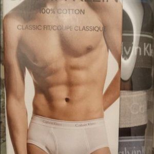 Men's Calvin Klein 4-Pack 100% Cotton Classic fit Briefs Large Black